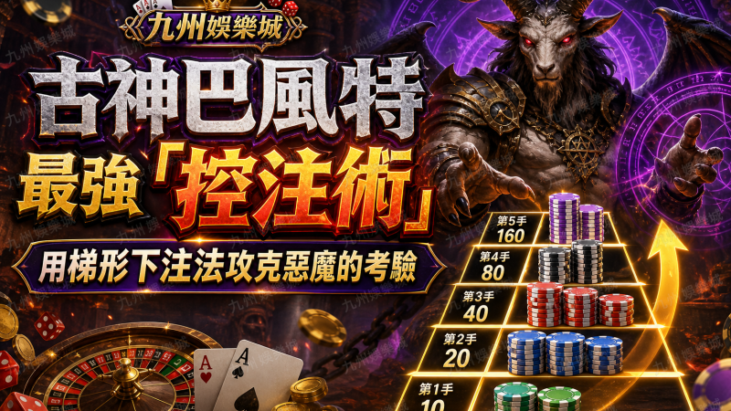 九州娛樂城-古神巴風特最強「控注術」：用梯形下注法攻克惡魔的考驗