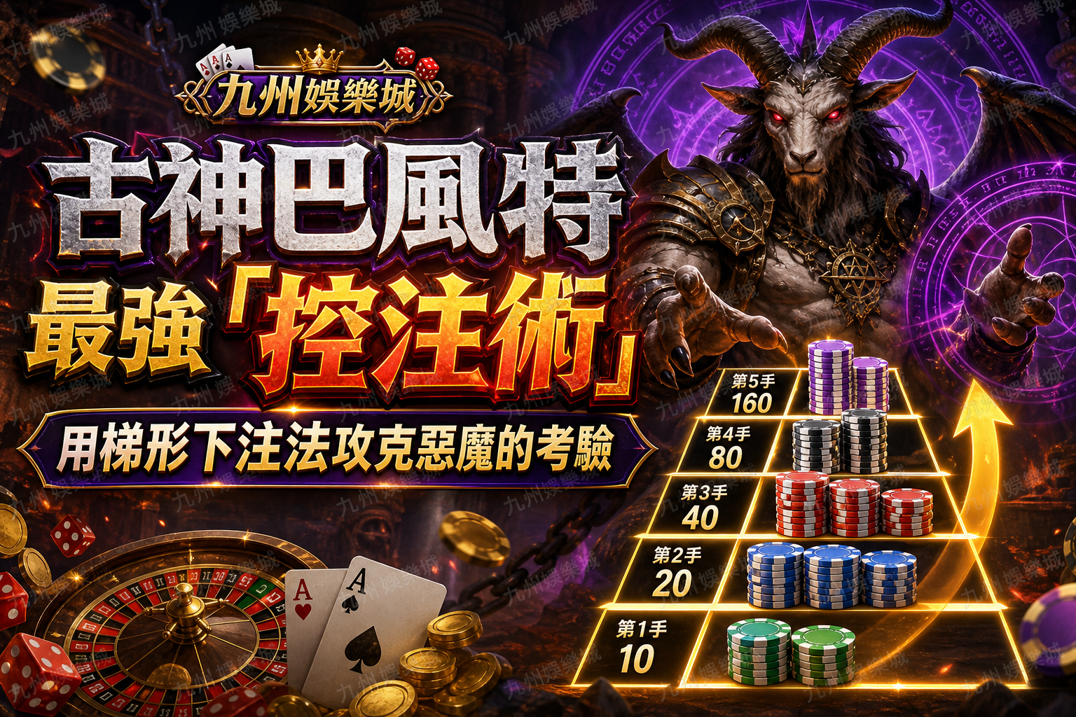 九州娛樂城-古神巴風特最強「控注術」：用梯形下注法攻克惡魔的考驗